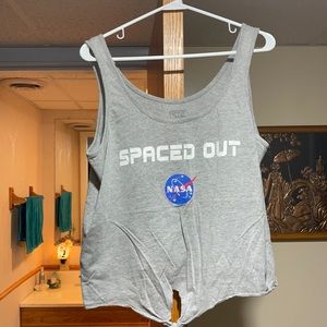 Spaced Out Cropped Tank